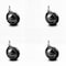 Service Caster 3 Inch Bright Chrome Soft Tread Ball Caster - 3/8 Inch Threaded Stem, 4PK SCC-TS01S30-DCR-BC-381634-4 - alternate 1
